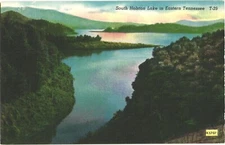 Bird's Eye View of The South Holston Lake In Eastern Tennessee Postcard