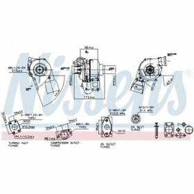 NISSENS 93037 Lader, Aufladung passt für PEUGEOT 307 3A/C 1.6 HDI 110