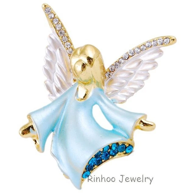 Guardian angel brooch deals