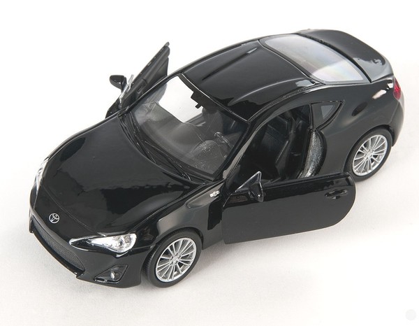 Blitz Versand Toyota 86 Schwarz / Black Welly Modell Auto 1:34-39 Neu & Ovp-image