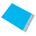 10 Blue Clothes Packing Mailers Poly Mailing Bags 12.5" x 15"+2"_320 x 390+50mm