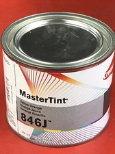 (1) PINT AXALTA DUPONT CROMAX MASTERTINT 846J YELLOW ORANGE TINT TONER COLOR