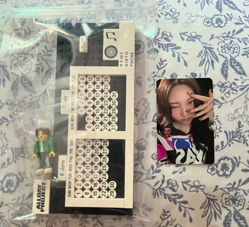 AllDay Project Youngseo Photo Card Broadcasting PC + Woochan Lego