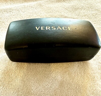 NEW! Versace Authentic 5 black hard shell cases Versace Authentic Hard Eyeglasses CASE ONLY Black Designer  main image 4