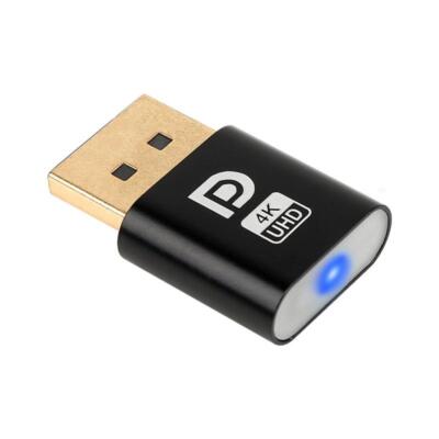 Virtual Display Adapter DP Display Port Dummy Plug 4K Headless Connector