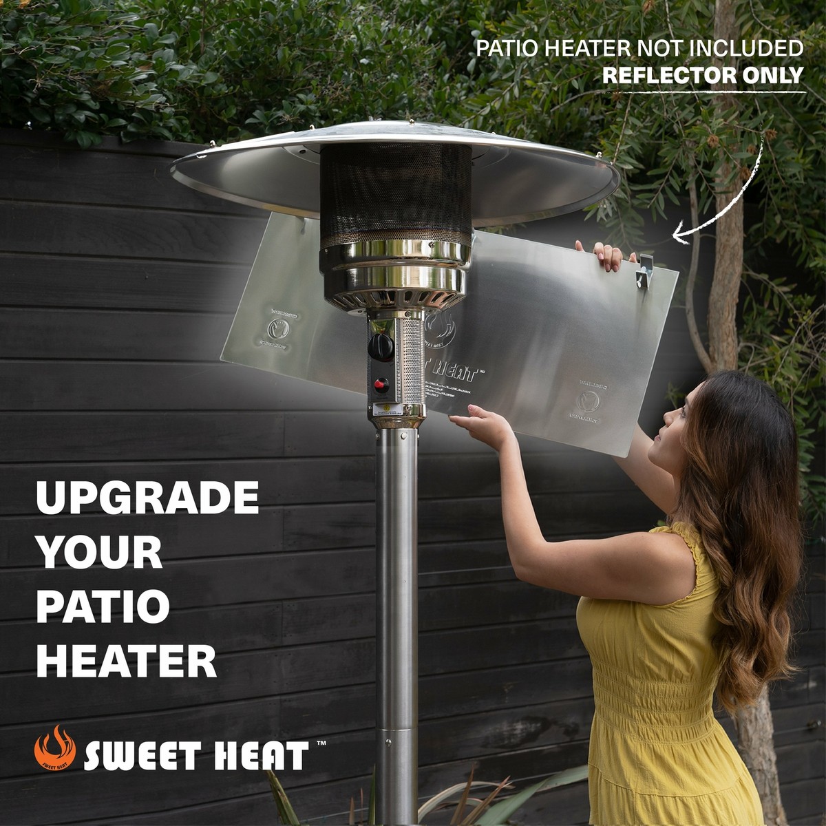 Propane Patio Heater Reflector Sweet Heat Reflectors Sweet Heat S