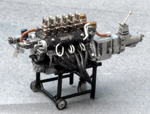 kit 1/43 MOTORE x FERRARI 250 GTO 1962 in METALLO BIANCO Renaissance ENG2 - Immagine 3 di 4