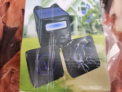 Solar Driveway Alarm, Driveway Alarms Wireless Outside Weatherproof 2 Receiver 1