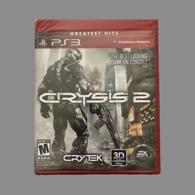 Crysis 2 -Greatest hits ver(Sony PlayStation 3, 2011) Brand new Factory sealed