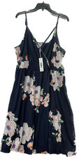 Styleword Sleeveless Dress Womens Size 2XL Multicolor Floral Spaghetti Strap