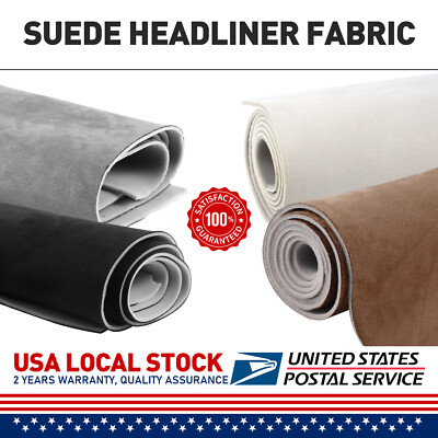 Headliner Material Suede Fabric Car Roof Liner Replace Upholstery  US