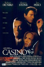 MARTIN SCORSESE SIGNED AUTOGRAPH CASINO 12X18 PHOTO MINI POSTER BAS BECKETT