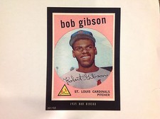 Bob Gibson #514 Cardinals RC 1959 Stil 2016 Topps Anthology 5X7 # Ed / 499 Made