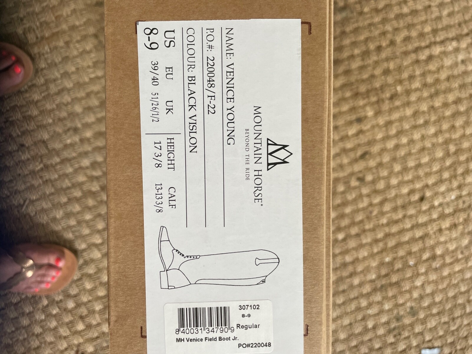 Mountain Horse Venice Field Boot Ladies 9 Reg for sale online eBay