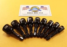 Drill Hog SAE Magnetic Nut Driver Nut Setter for Drill Driver Lifetime Warranty