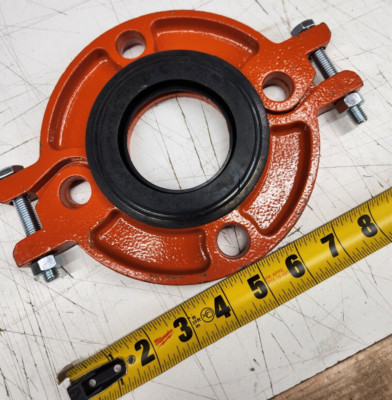 Rasco FA-1 2-1/2'' Grooved Hinged Flange Adapter w/ EPDM Gasket ANSI 125/250 PSI