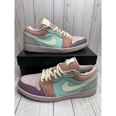 Nike Air Jordan 1 Low SE Easter Pastel Mens Size 10 Multicolor 