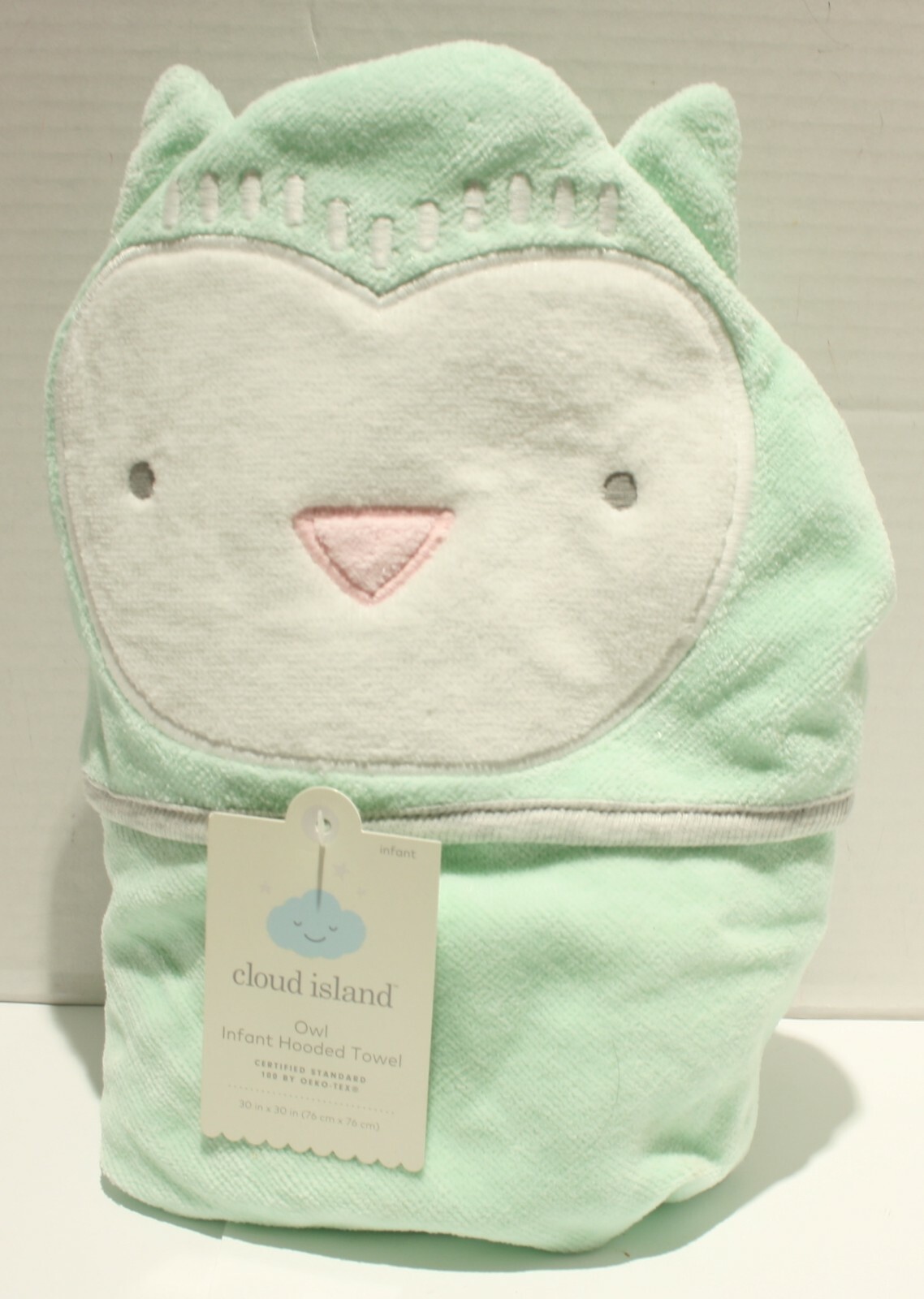 cloud island elephant infant hooded towel