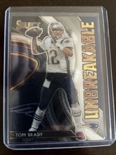 2020 Panini Select Tom Brady Unbreakable Prizm U6 New England Patriots 
