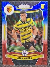 2021-22 Panini Prizm Premier League Red White Blue Prizm Adam Masina RC #256