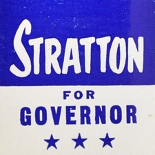 1952 William J Stratton Illinois Governor Republican Party Political Candidate 1