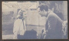 Margaret Sullavan & Robert Taylor  in movie Metro-goldwyn-Mayer vintage postcard