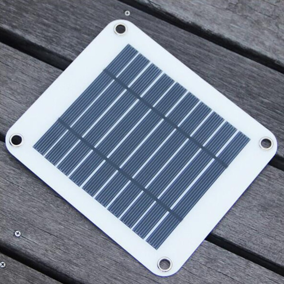 Solar Charging Board USB Output 5W Solar Panel for Outdoor Camping and