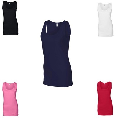 Gildan Softstyle Ladies Damen Tank Top T-Shirt Unterhemd Ärmellos Trägershirt