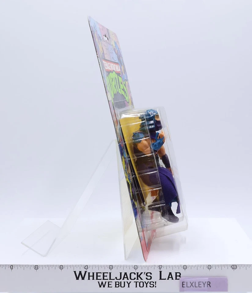 Trituradora Tortugas Ninja TMNT 10 Back Pop-Up Display 1988 Playmates MOSC Sellado Foto 3 de 4