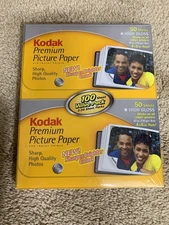 KODAK Premium Picture Paper, 100 sheets, High Gloss 4"x 6" New Sealed