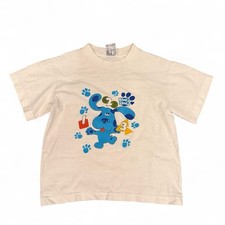 Vintage 2000s Blues Clues Kids Youth Medium T Shirt Nickelodeon Cartoon