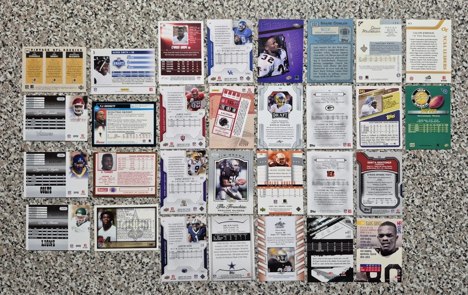 NFL Rookie RC Football Sports Trading Card 30 Card Lot 1998-2015 Free Shipping - Image 2 of 4