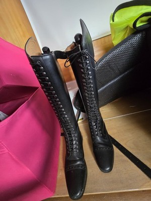Nagelneue Steeds REITSTIEFEL (SCHNÜRE)GR. 38