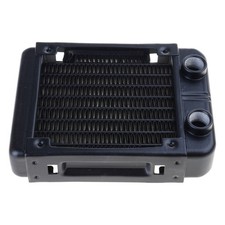 Multi-Port G1/4 Thread Aluminum Radiator 90mm For Computer Water Cooling System