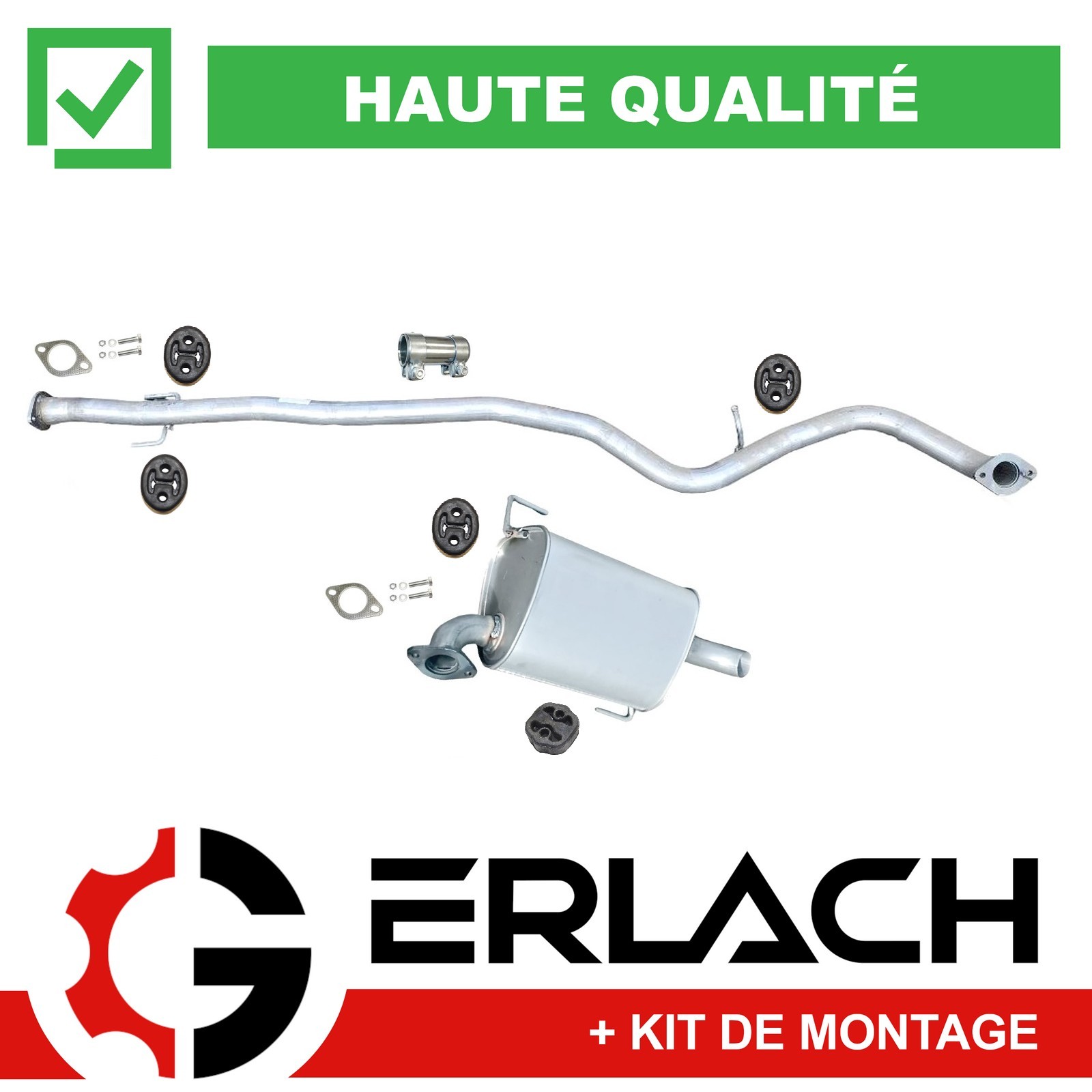 Echappement silencieux Subaru Outback 2.0 D AWD 10415 ligne pot arrière diesel de rechange