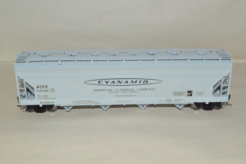 HO scale Athearn custom Cyanamid Wayne New Jersey ACF covered hopper car MW KD's