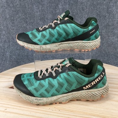 Merrell Shoes Womens 9.5 Green Agility Synthesis Flex Running Sneakers Lace Up