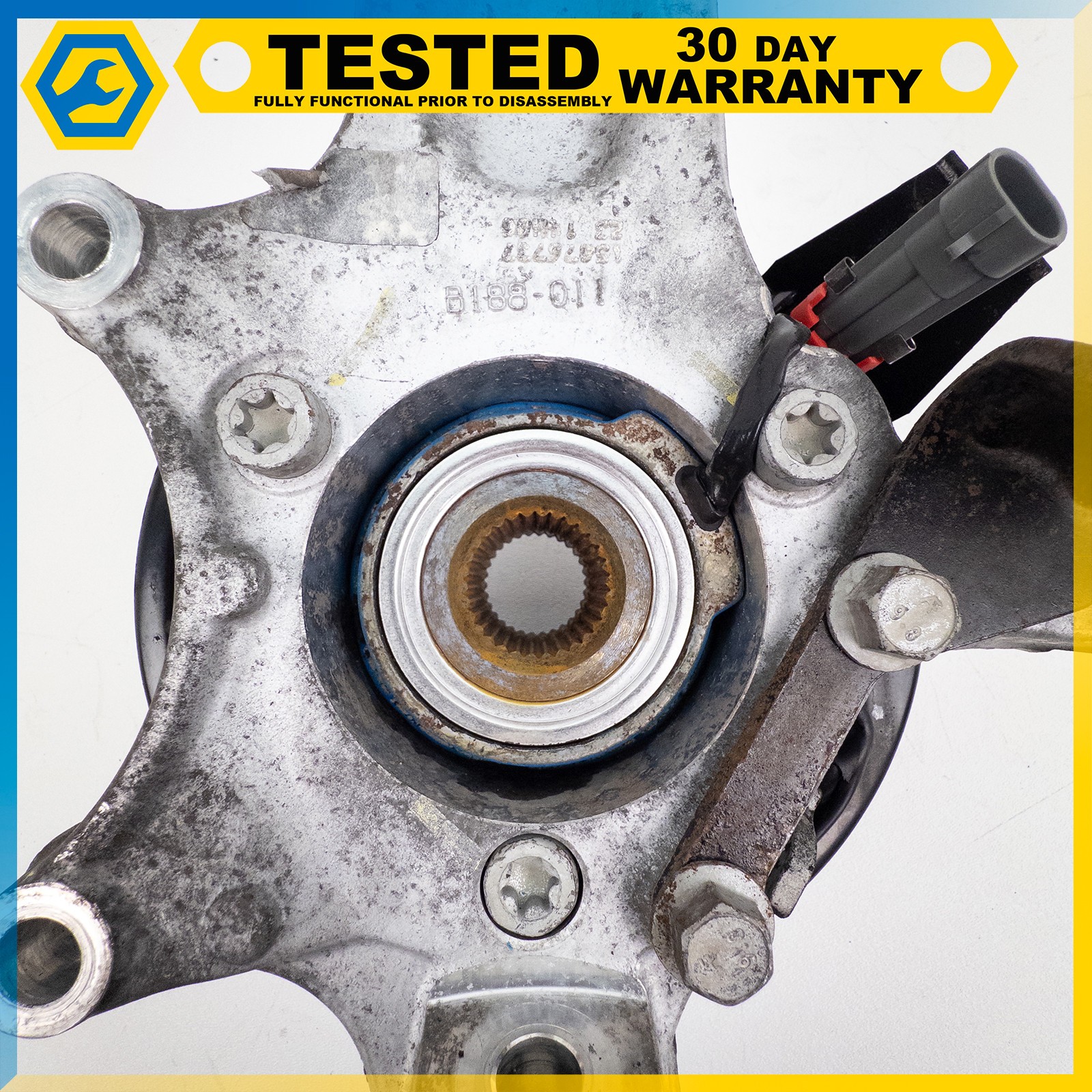 05-13 CHEVROLET CORVETTE C6 XLR REAR RIGHT PASSENGER SIDE SPINDLE KNUCKLE HUB OE
