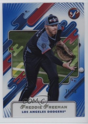 2025 Topps Pristine Blue Refractor /75 Freddie Freeman #276 f3p