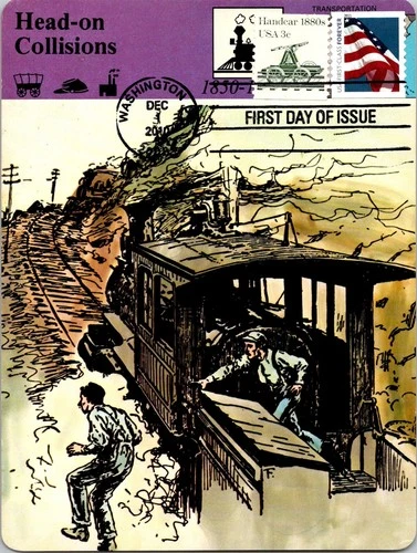 Dr Jim Stamps Maximum Card Handcar 1880'S 3C American Flag Forever Fdc