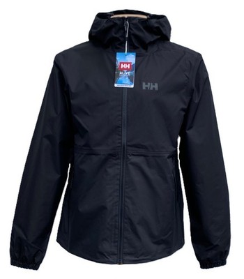 Men's Helly Hansen Hilo Rain Jacket BLACK $130, Size: L
