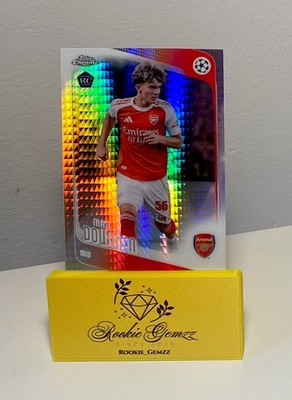 25|26 Topps Chrome UCC Max Dowman Rookie Hyper Prism SP Arsenal   