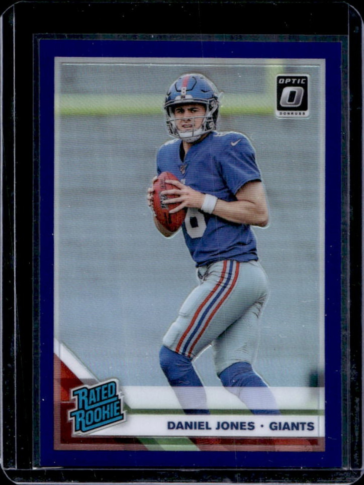 2019 Panini Donruss Optic Daniel Jones Purple Rookie RC #/50 Giants