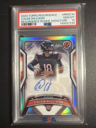 2024 Topps Resurgence Resurgence Rookie Signatures Caleb Williams #RRS-CW PSA 10