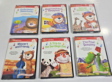 Baby Genius DVD Bundle 6 Disc Set Sealed Mozart Zoo Animals 0-36 Months