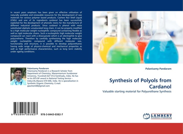 Palanisamy Pandaram | Synthesis Of Polyols From Cardanol | Taschenbuch (2011)-image