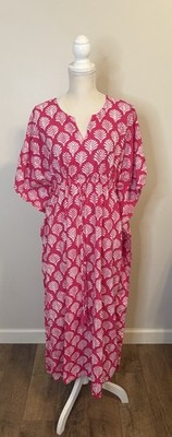 Pax Philomena Pink Fanfare Kaftan Maxi OS