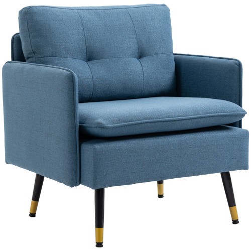 HOMCOM Sofa mit Kissen, mit