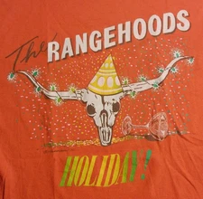 Rangehoods T Shirt Original 80s Vintage Concert Shirt HOLIDAY! Seattle rock band