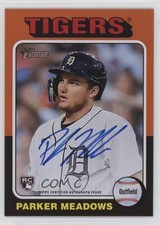 2024 Topps Heritage High Number Real One Auto Parker Meadows #ROA-PM Auto 0bg1